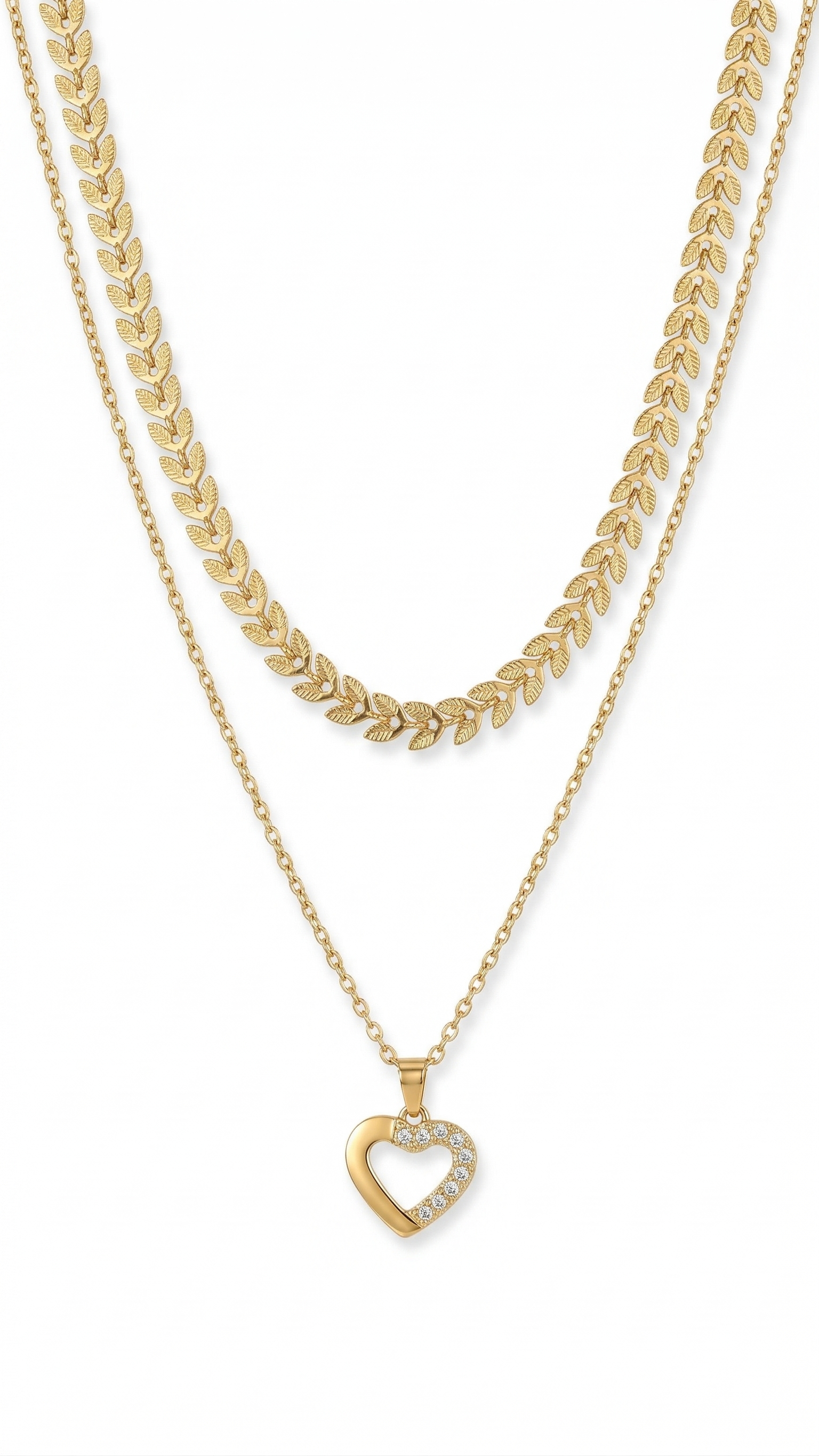 Collar Dúo Corazón Lumina